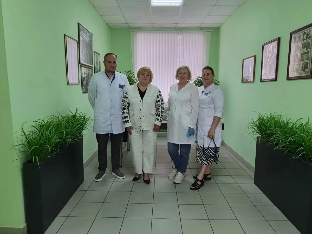 Сотрудники сахарного комбината в Ольховатском районе прошли выездную диспансеризацию
